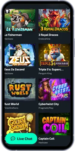 Catalogue de jeux Casinozer avec slots populaires